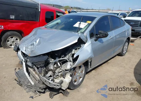 2018 Chevrolet Cruze Ls Auto из США, поврежденный, VIN 1G1BC5SM8J7104296